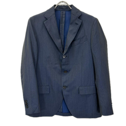 LARDINI ラルディーニ JP0801AQ ネイビー/タマムシ Tessuto Esclusi シングルスーツ スーツ セットアップ