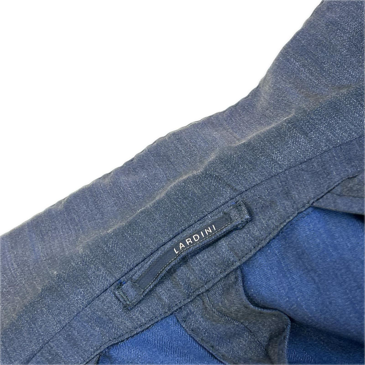 LARDINI ラルディーニ JP0801AQ ネイビー/タマムシ Tessuto Esclusi シングルスーツ スーツ セットアップ