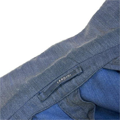 LARDINI ラルディーニ JP0801AQ ネイビー/タマムシ Tessuto Esclusi シングルスーツ スーツ セットアップ