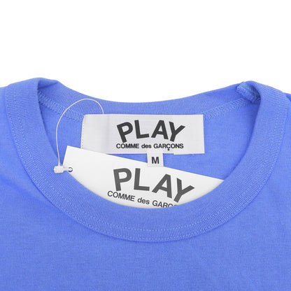 PLAYCOMMEdesGARCONS プレイコムデギャルソン 未使用 コットン Tシャツ トップス メンズ ブルー×レッド M AZ-T212 トップス