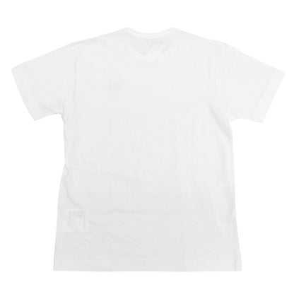 PLAYCOMMEdesGARCONS プレイコムデギャルソン 未使用 コットン Tシャツ トップス メンズ ホワイト×ゴールド M AZ-T216 トップス