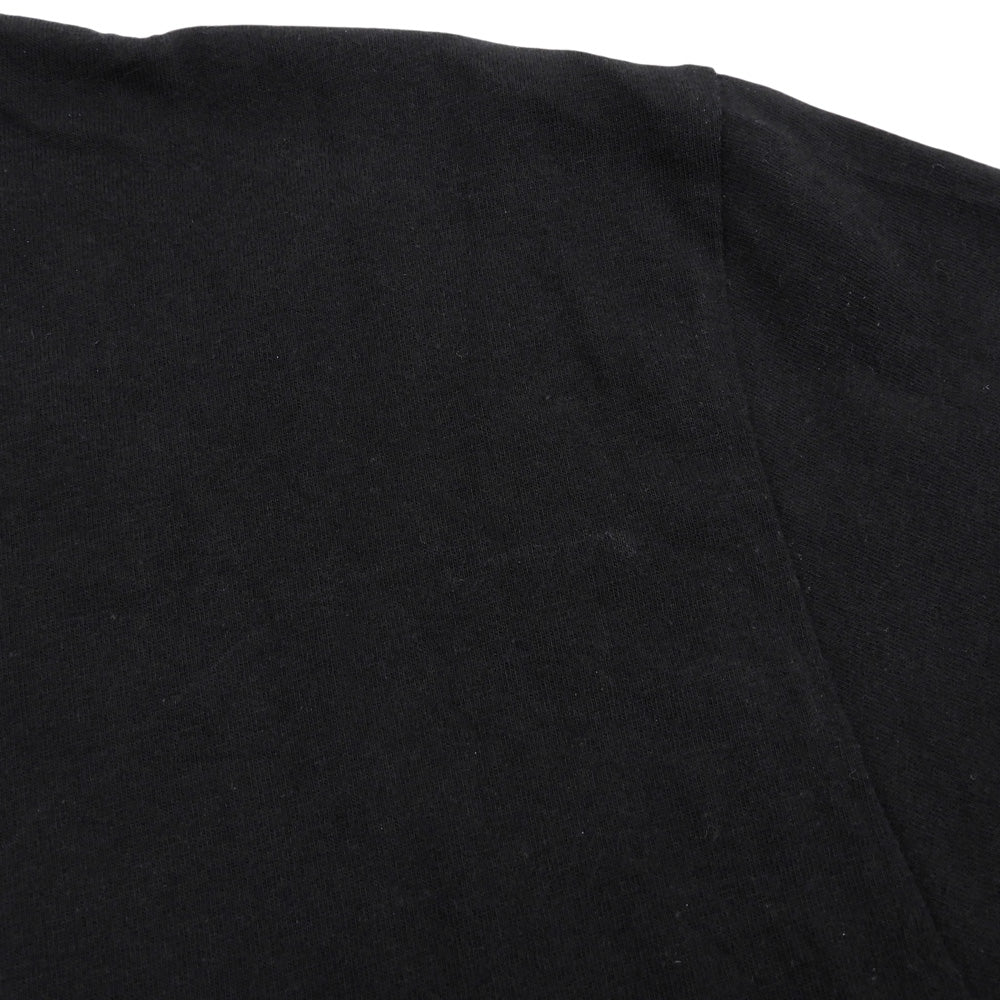 CDG シーディージー 美品 プリント コットン Tシャツ トップス メンズ ブラック×ホワイト L SZ-T028 ブラック/ホワイト トップス