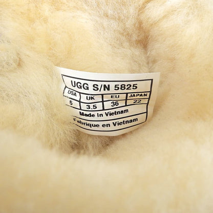 UGG アグ 美品 ムートンブーツ シューズ レディース ブラウン 22cm F20014E シューズ