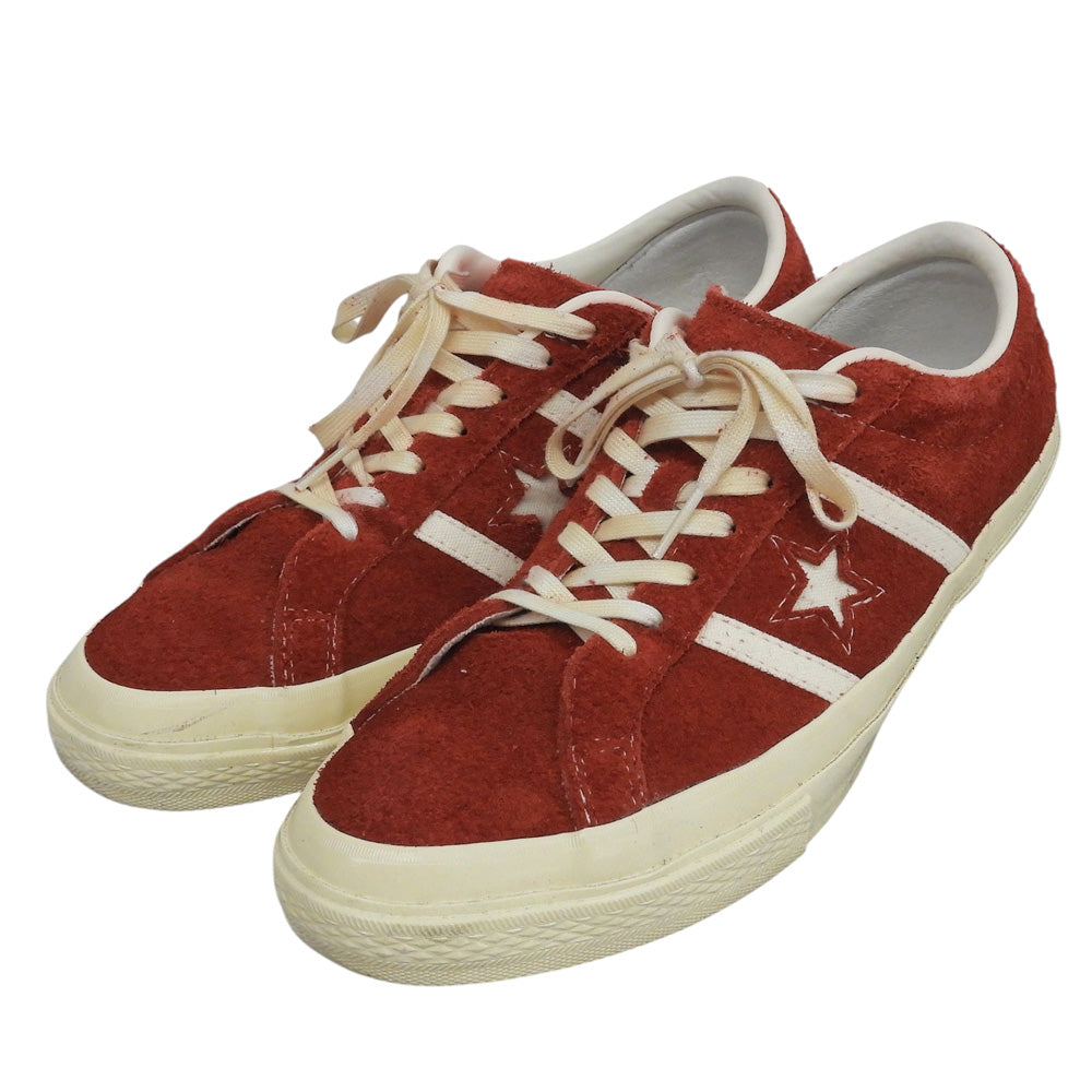 converse コンバース STAR＆BARS スエード スニーカー シューズ メンズ レッド 28cm 1SE459 シューズ