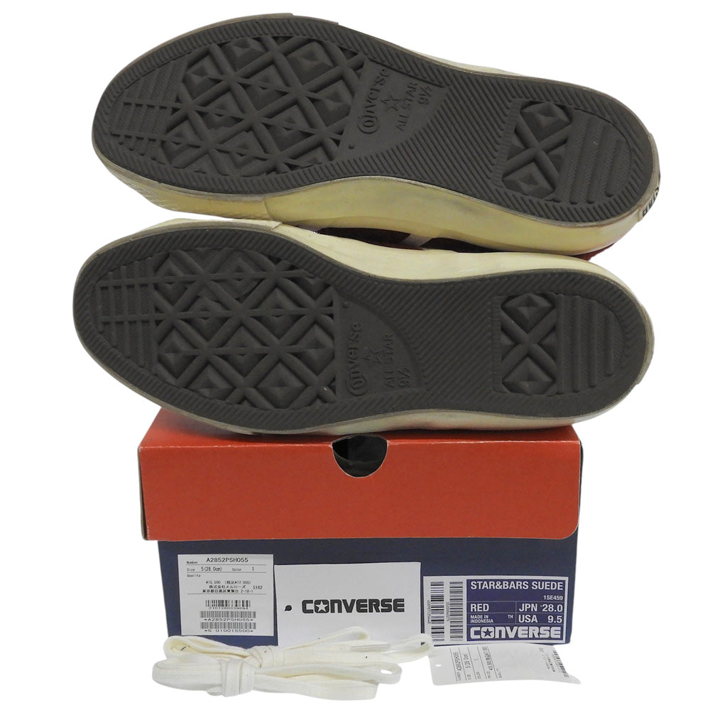 converse コンバース STAR＆BARS スエード スニーカー シューズ メンズ レッド 28cm 1SE459 シューズ