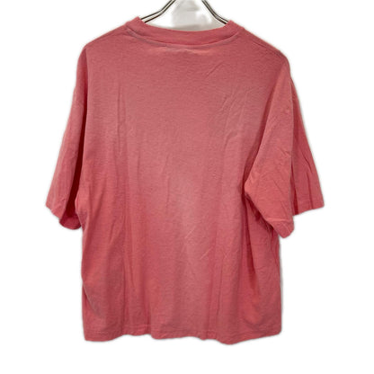 ACNE STUDIOS アクネ ストゥディオズ FN-UX-TSHI000013 タンゴピンク スプレー加工ロゴTシャツ トップス