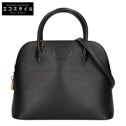 HERMES エルメス 美品 □F刻 ボリード31 トゴ 2WAY ショルダーバッグ ハンドバッグ