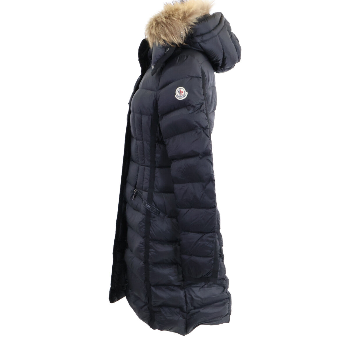 MONCLER モンクレール HERMIFUR ファーフード付ダウン コート