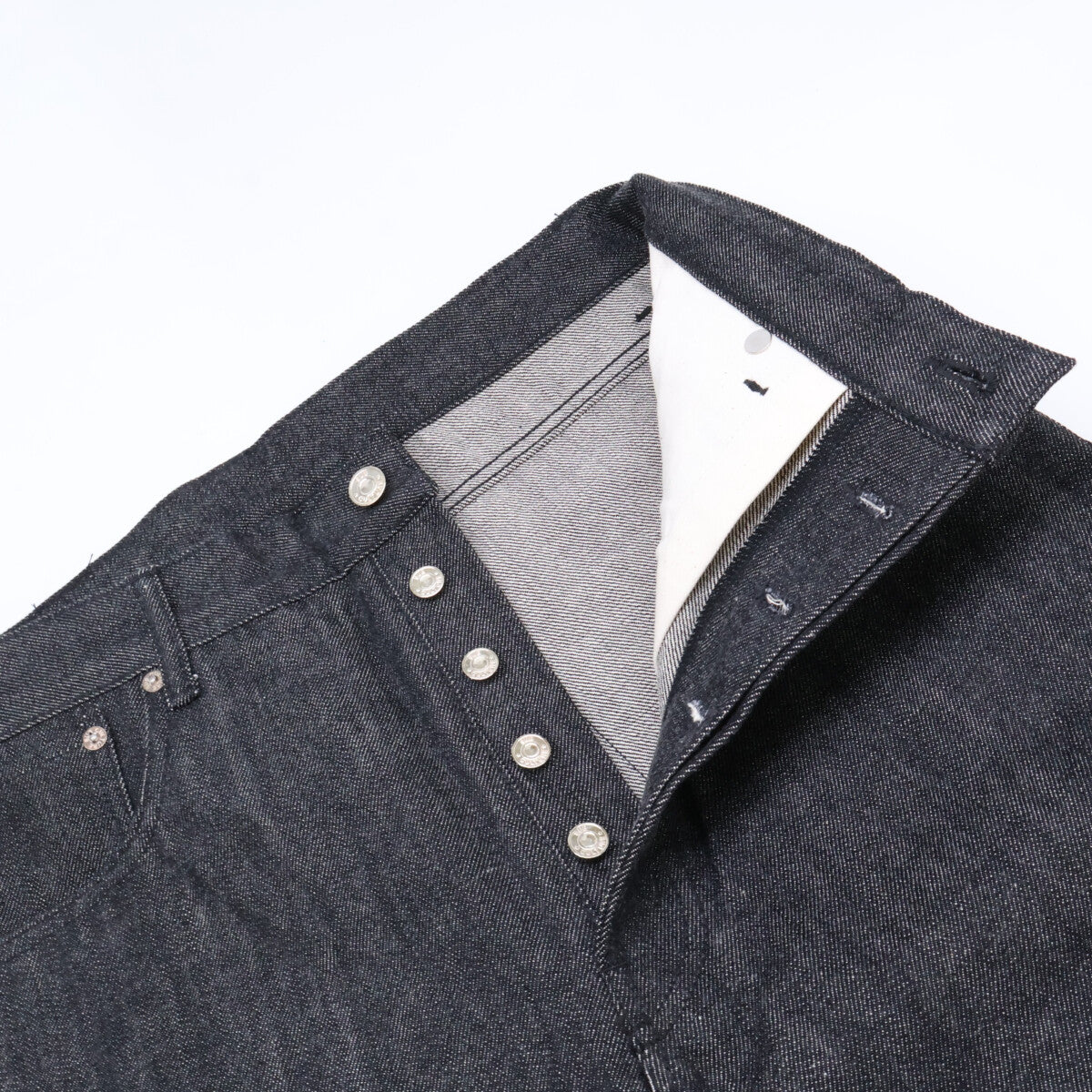 SC Subculture エスシー サブカルチャー 【美品】SCPT-CL11 S01XX BLACK DENIM PANTS ボタンフライ デニムパンツ ボトムス