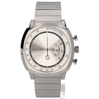 GUCCI グッチ 美品 YA157302 Grip クロノグラフ クオーツ 腕時計
