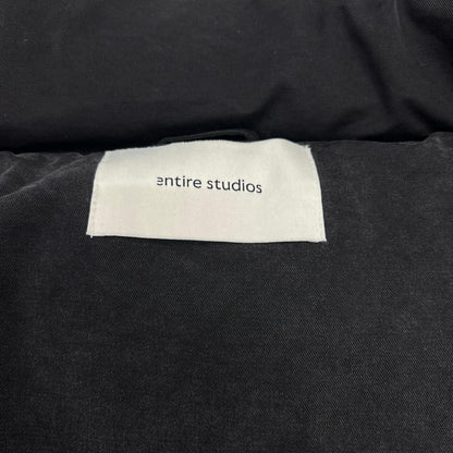 Entire Studios エンタイアスタジオ 25SS ES2398 ブラック MML PUFFER COTTON パファーダウン ジャケット