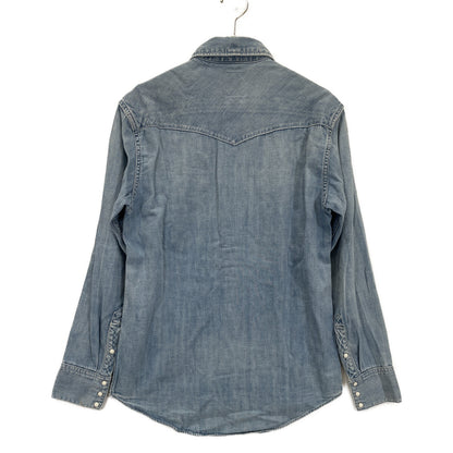 LIGHT BLUE SOCIAL SCULPTURE DENIM WESTERN SHIRT Tops 1 Men's