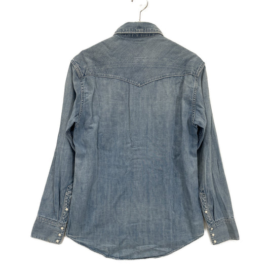 LIGHT BLUE SOCIAL SCULPTURE DENIM WESTERN SHIRT Tops 1 Men's
