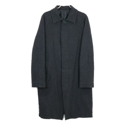 J9305 Compressed Wool Stand Collar Coat 2 Men's