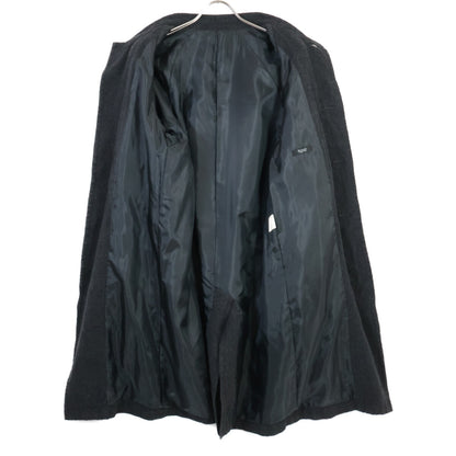 J9305 Compressed Wool Stand Collar Coat 2 Men's