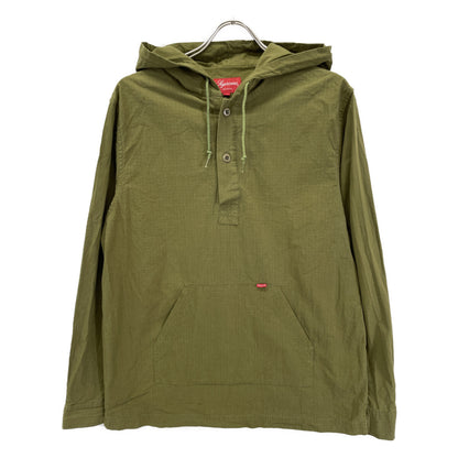 Khaki Anorak Parka Top for Men