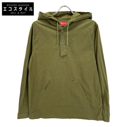 Khaki Anorak Parka Top for Men