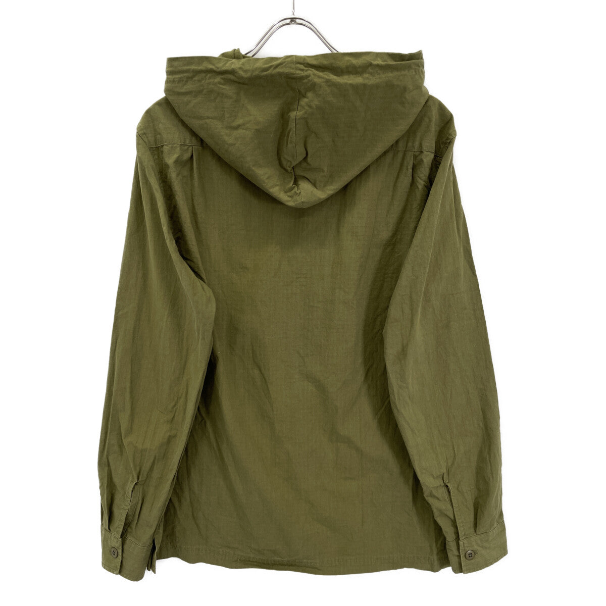 Khaki Anorak Parka Top for Men