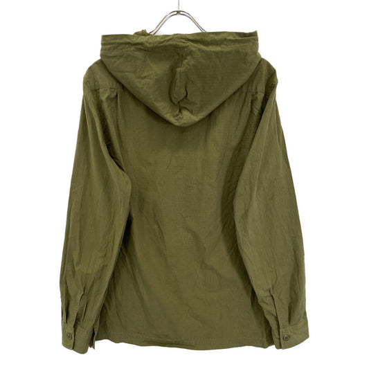 Khaki Anorak Parka Top for Men