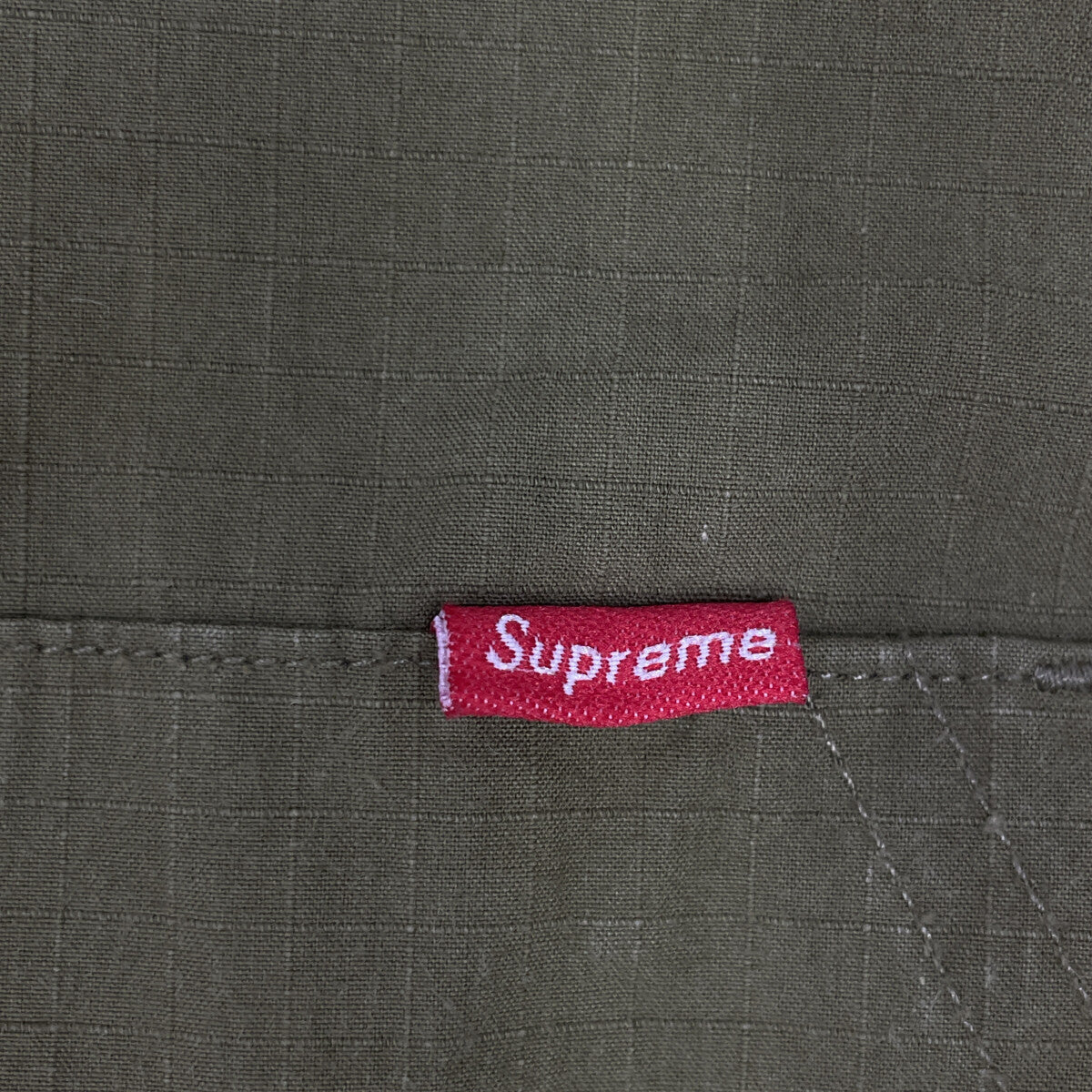 Khaki Anorak Parka Top for Men