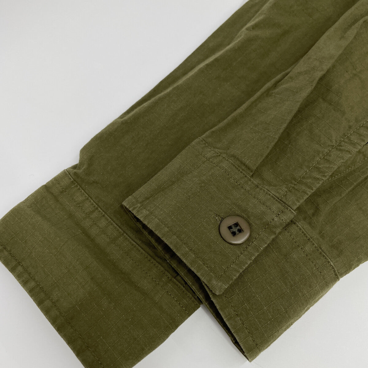 Khaki Anorak Parka Top for Men