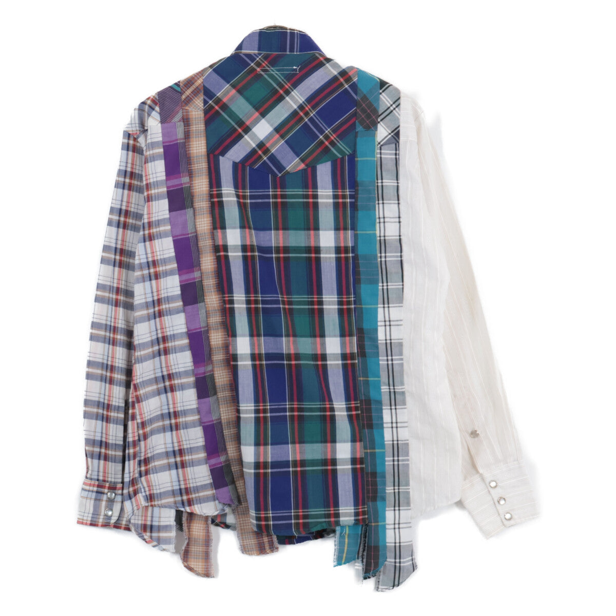 Check Reconstruction Western Shirt Top S Men's