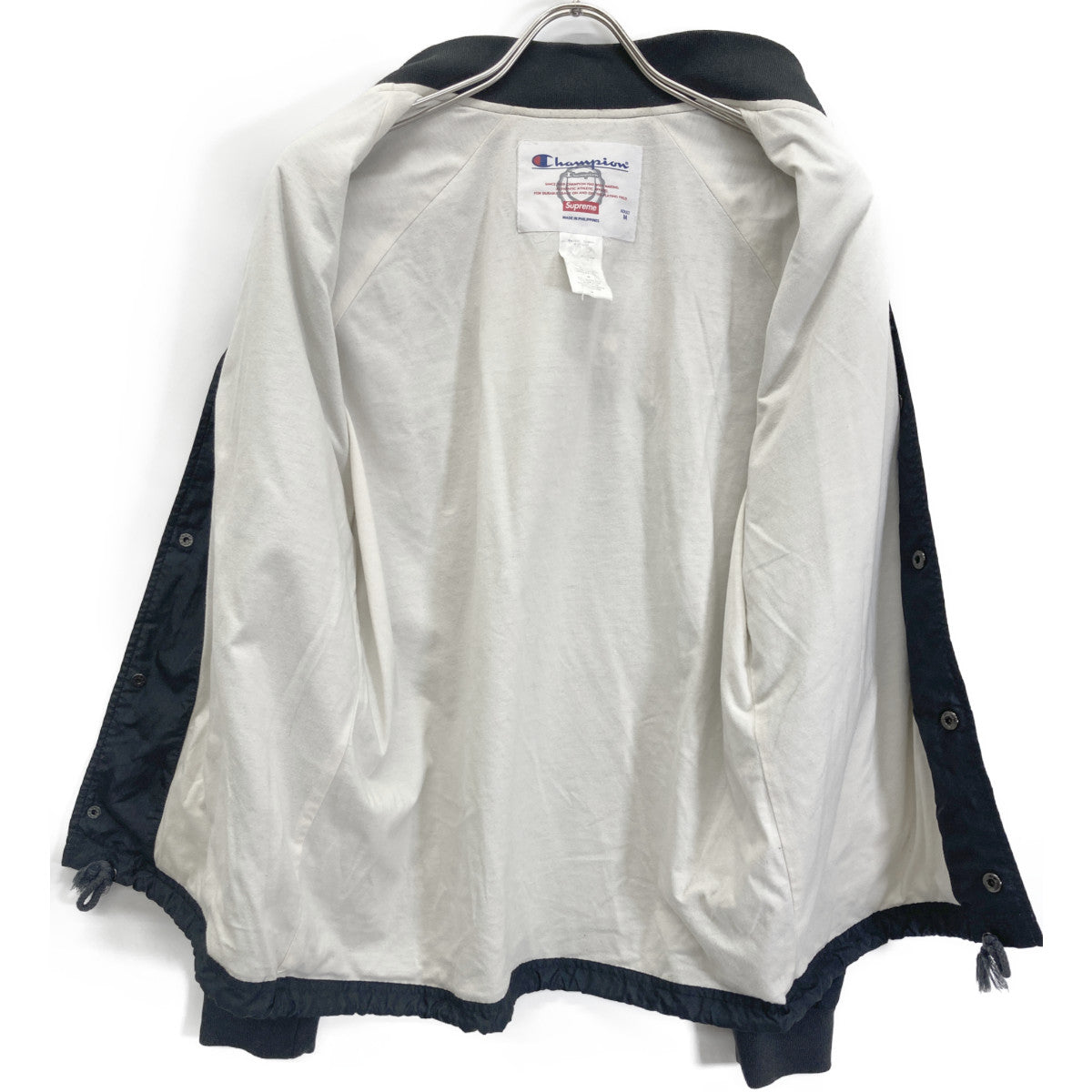 Champion 冠军 ×SUPREME 10SS 黑色定制教练夹克
