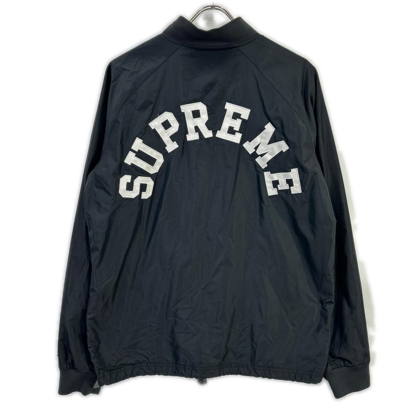 Champion 冠军 ×SUPREME 10SS 黑色定制教练夹克