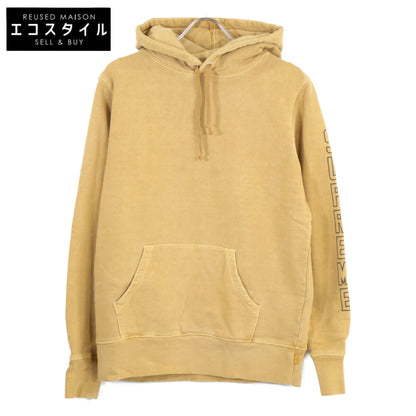 13SS Yellow Sleeve Logo Hoodie Top S Men's