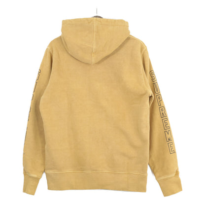13SS Yellow Sleeve Logo Hoodie Top S Men's