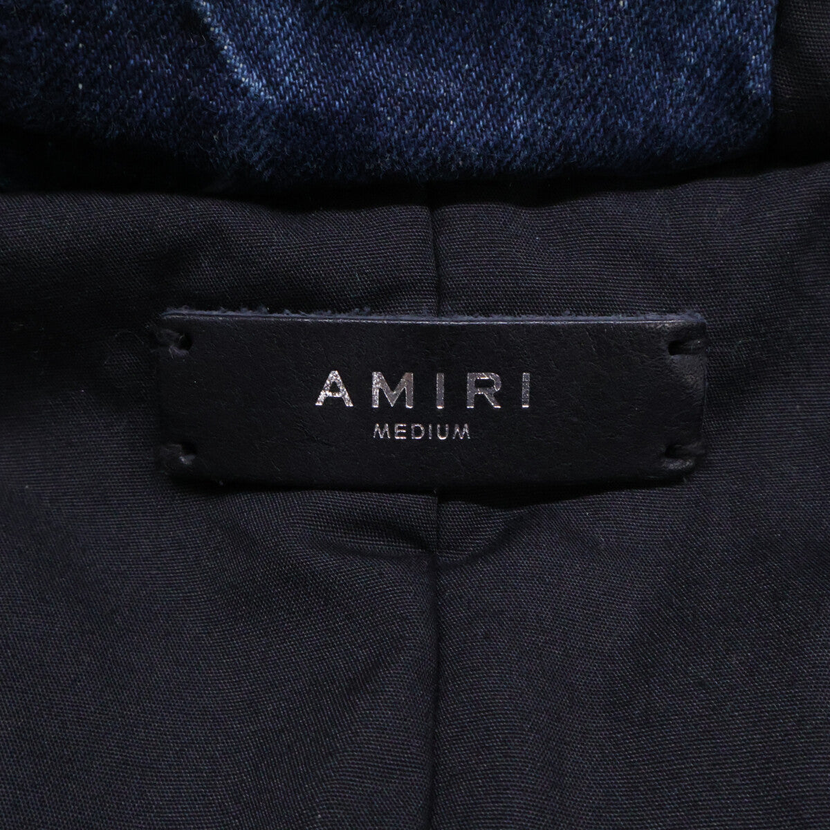 W9M04161DE Raccoon Fur Denim Coat M Men's