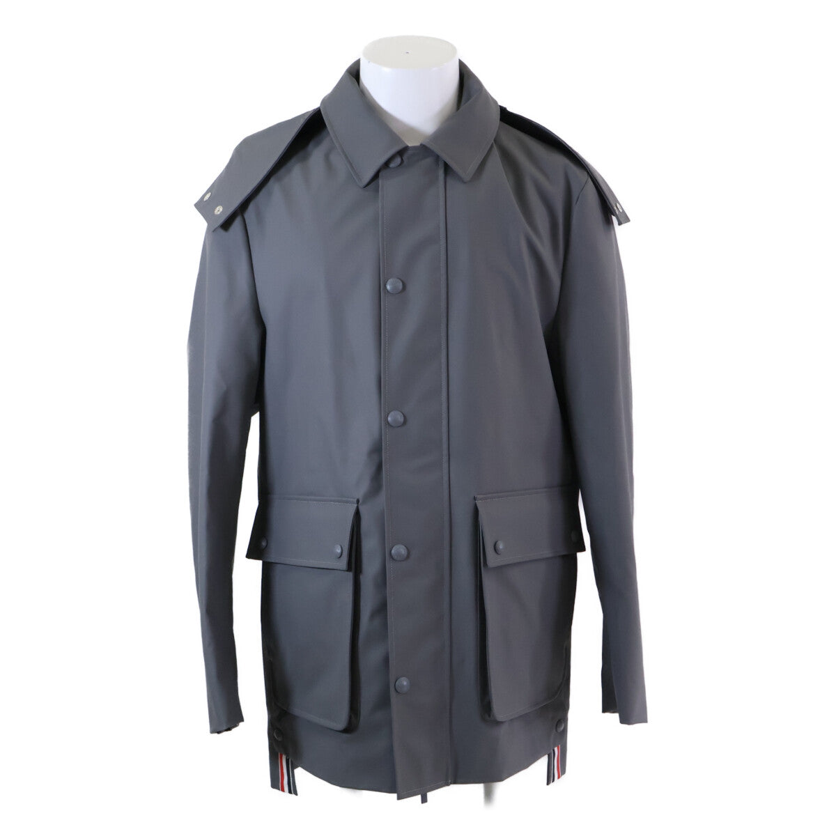 THOM BROWNE トムブラウン 【国内正規】MOT071A 07064035 フルレングス フード付 コート