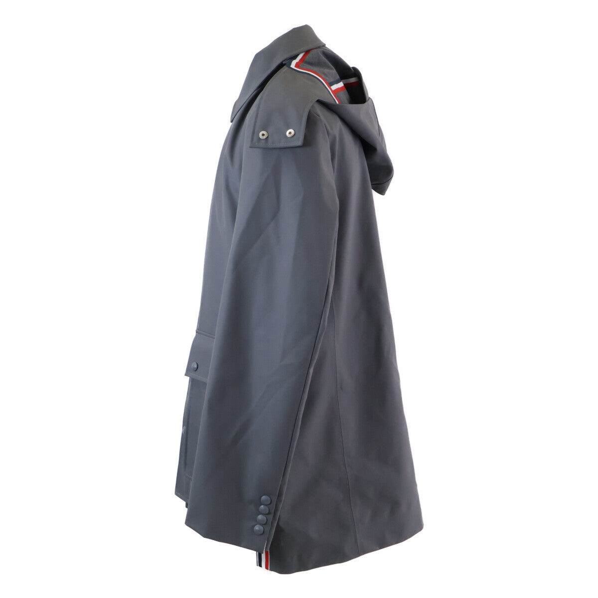 THOM BROWNE 【Domestic authenticity】MOT071A 07064035 Full-length Hooded Coat