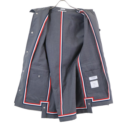 THOM BROWNE トムブラウン 【国内正規】MOT071A 07064035 フルレングス フード付 コート