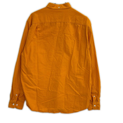 Supreme シュプリーム オレンジ ロゴ刺繍 ボタンダウンシャツ トップス