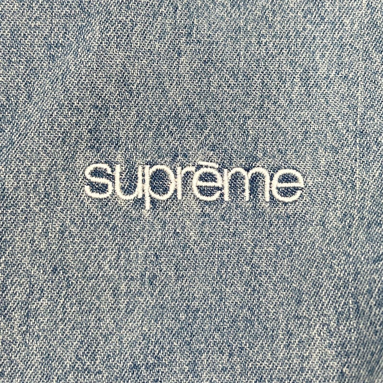 Supreme シュプリーム ロゴ刺繍 デニムボタンダウンシャツ トップス