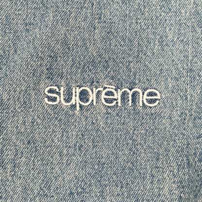 Supreme シュプリーム ロゴ刺繍 デニムボタンダウンシャツ トップス