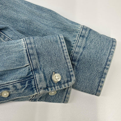 Supreme シュプリーム ロゴ刺繍 デニムボタンダウンシャツ トップス