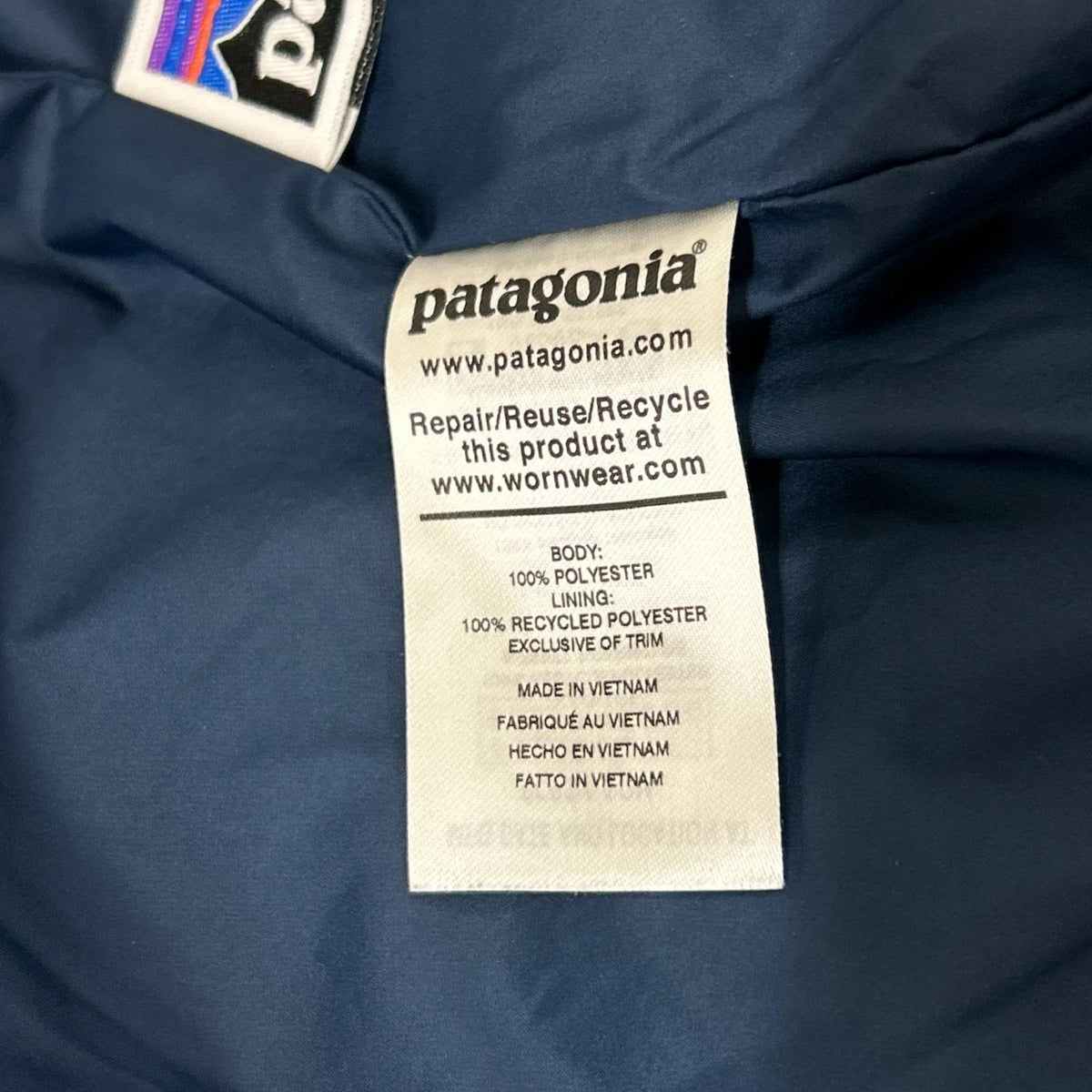 Patagonia 65265 Beige Boa Retro Fleece Jacket Jacket
