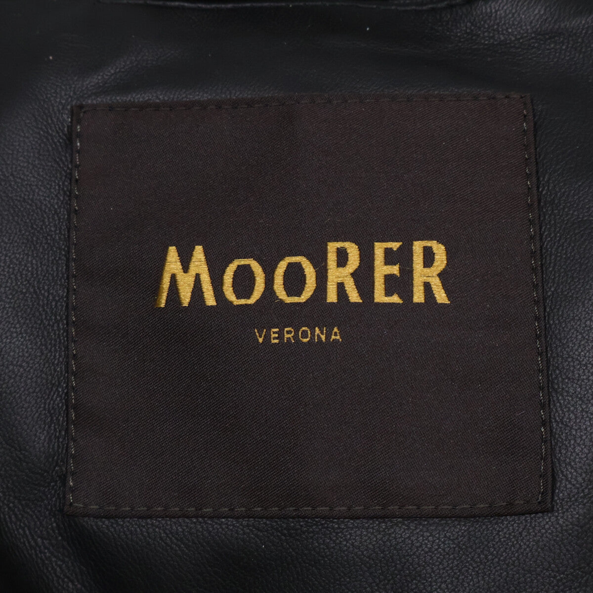 MOORER ムーレー 新品未使用 国内正規 ODISSEO-PEF ラムレザー ダウンジャケット ジャケット