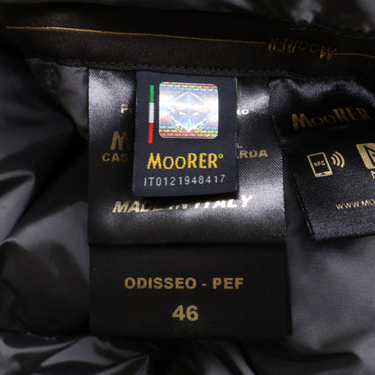 MOORER ムーレー 新品未使用 国内正規 ODISSEO-PEF ラムレザー ダウンジャケット ジャケット