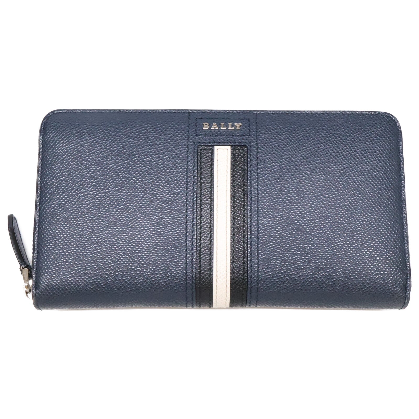 BALLY 【Like new】6218051 TELEN.LT/17 bovine leather round-zip long wallet long wallet (with coin purse)