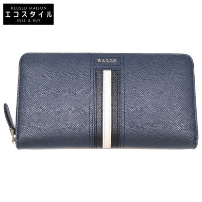 BALLY 【Like new】6218051 TELEN.LT/17 bovine leather round-zip long wallet long wallet (with coin purse)