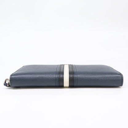 BALLY 【Like new】6218051 TELEN.LT/17 bovine leather round-zip long wallet long wallet (with coin purse)