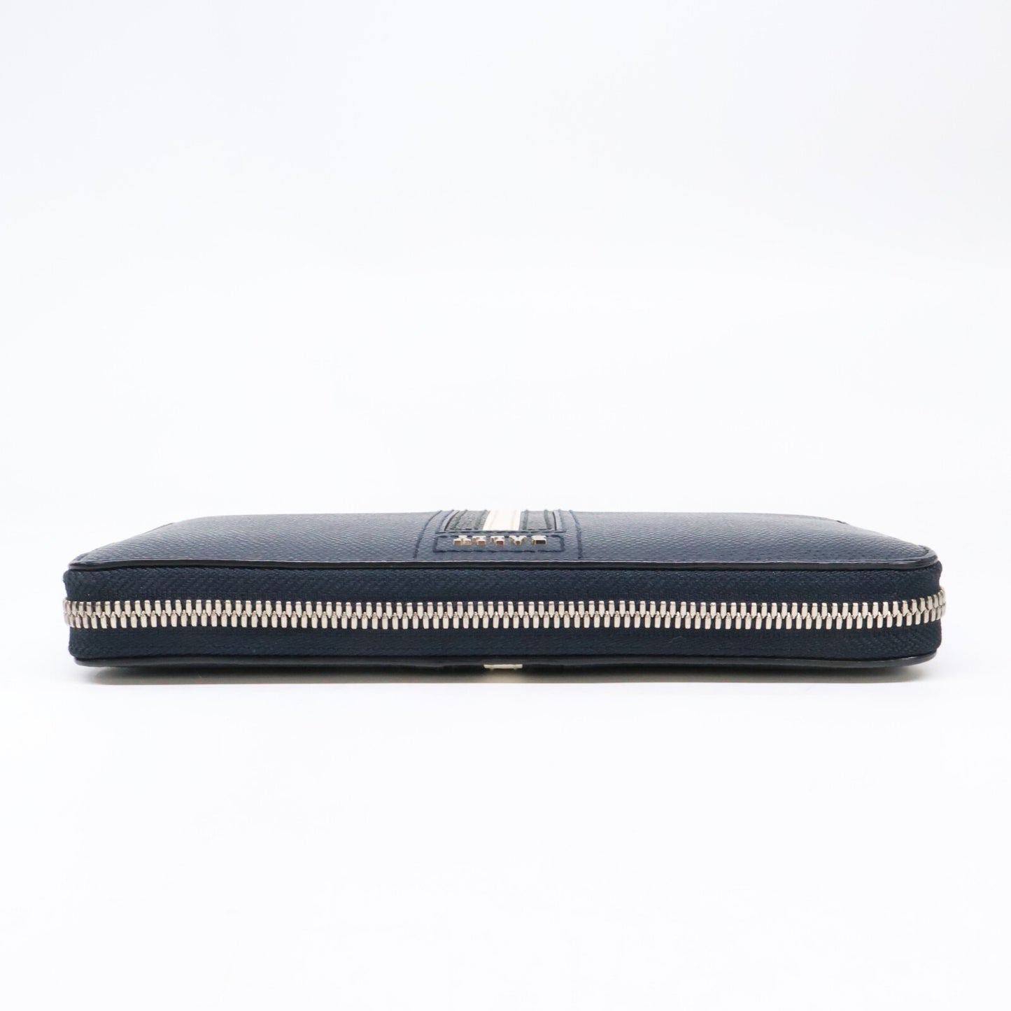 BALLY 【Like new】6218051 TELEN.LT/17 bovine leather round-zip long wallet long wallet (with coin purse)