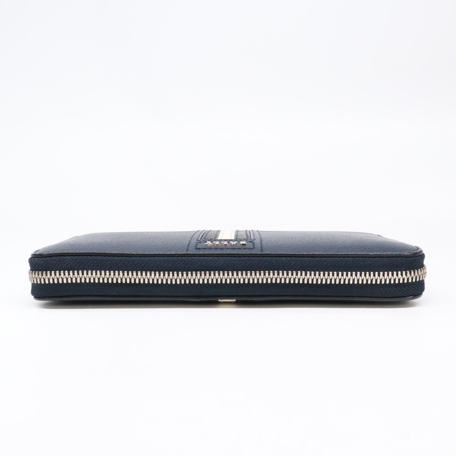 BALLY 【Like new】6218051 TELEN.LT/17 bovine leather round-zip long wallet long wallet (with coin purse)