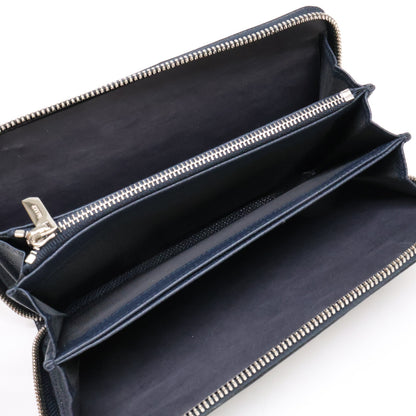 BALLY 【Like new】6218051 TELEN.LT/17 bovine leather round-zip long wallet long wallet (with coin purse)