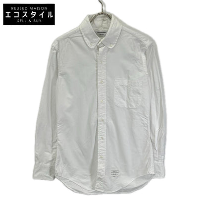 THOM BROWNE トムブラウン MWL002AW5259 ホワイト 長袖 シャツ トップス