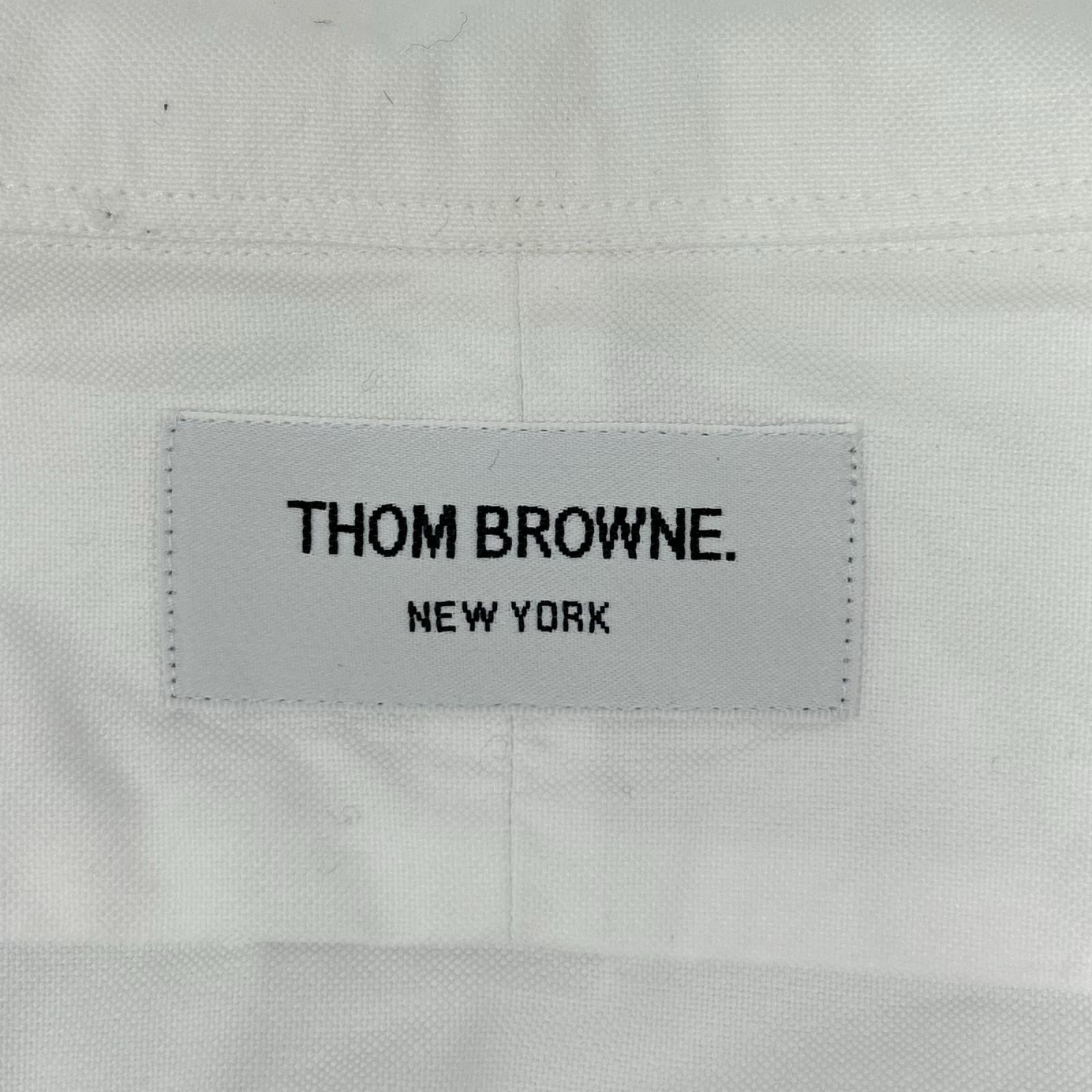 THOM BROWNE トムブラウン MWL002AW5259 ホワイト 長袖 シャツ トップス