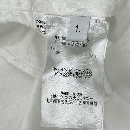 THOM BROWNE トムブラウン MWL002AW5259 ホワイト 長袖 シャツ トップス